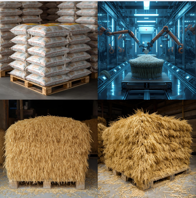 pallet kê gạo thực phẩm